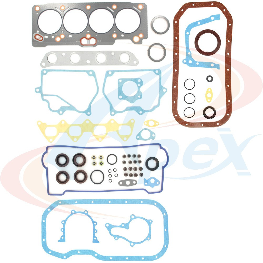 Apex Full Gasket Set AFS8033 for 1993-1997 Geo/Toyota 1.6L L4 (Prizm, Corolla)
